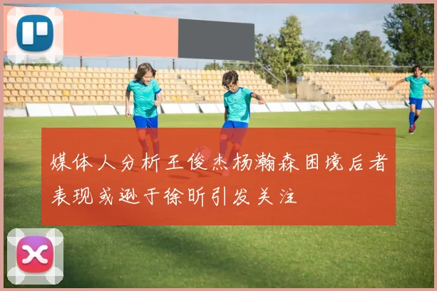 媒体人分析王俊杰杨瀚森困境后者表现或逊于徐昕引发关注